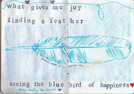 The Joy Diary, page 12 and 13
