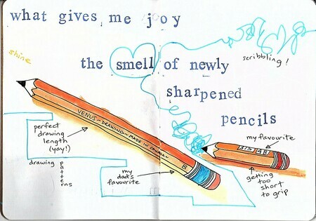 The Joy Diary, page 4 and 5